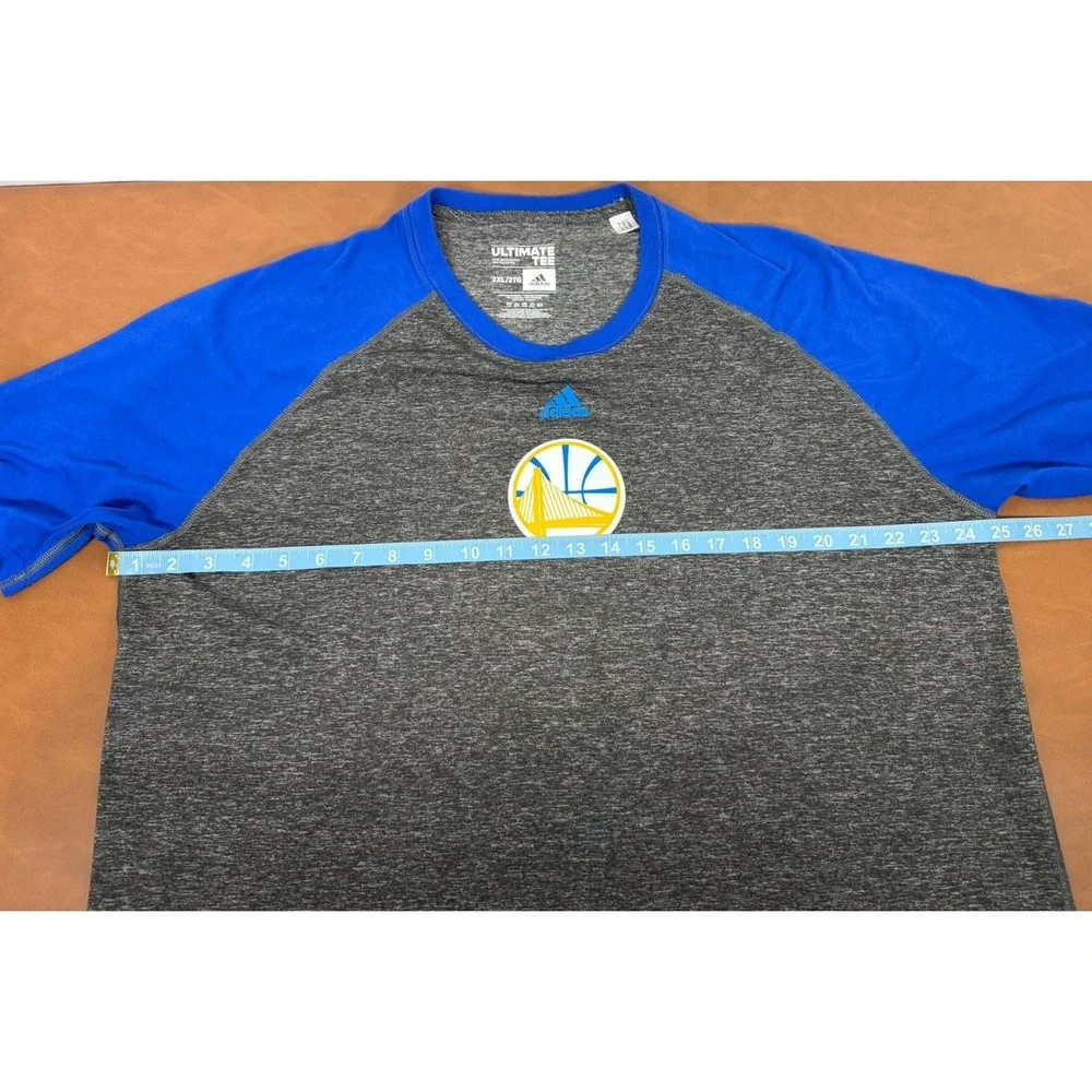 Golden State Warriors NBA Adidas Ultimate Tee T-Shirt Climalite Men's 2XL
